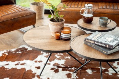 Weathered Melrose Coffee Table Set
